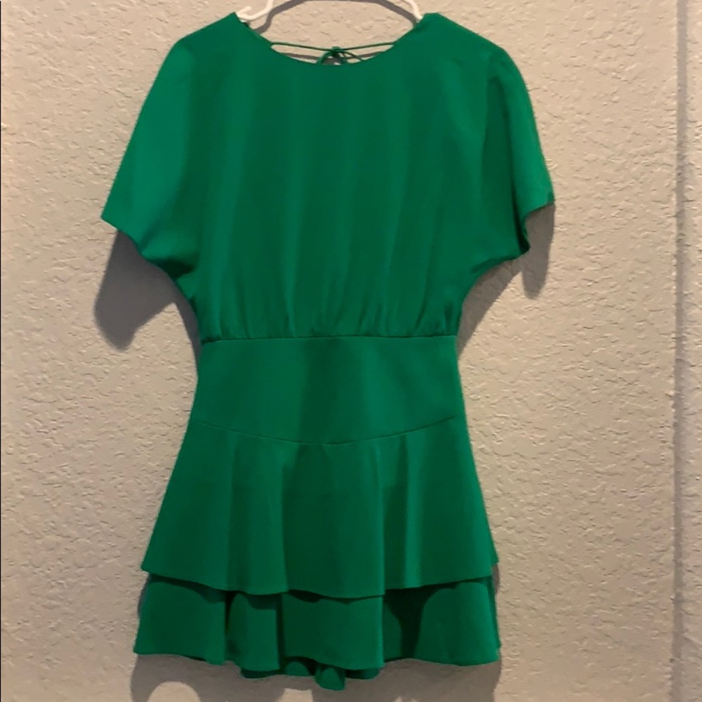 Alice + Olivia Green Dress